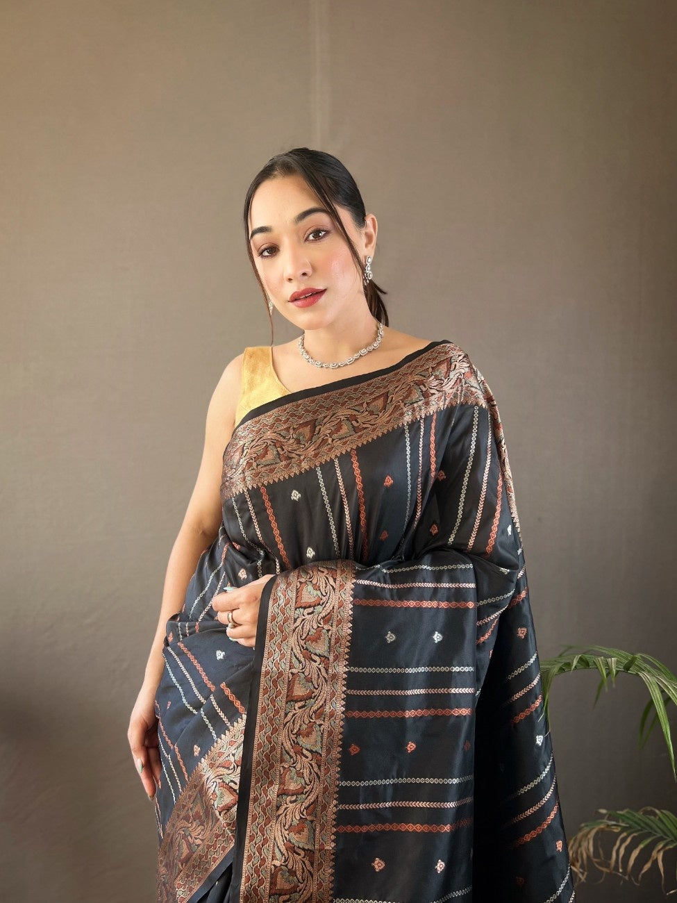 Pure Silk Saree With Lining Zari Weaving Design
