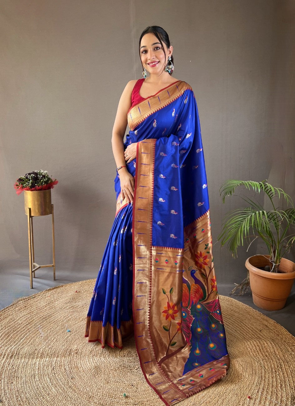 Pure Paithani Silk Saree