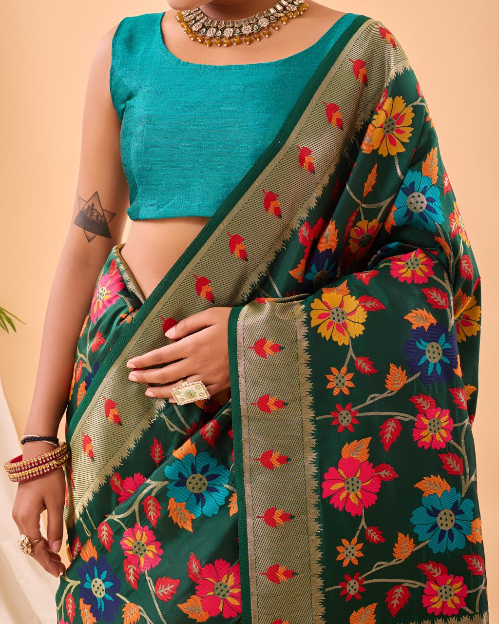 Pure Paithani Silk Saree