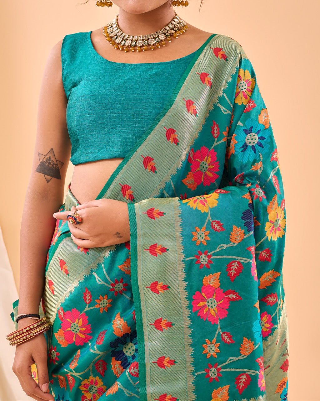 Pure Paithani Silk Saree