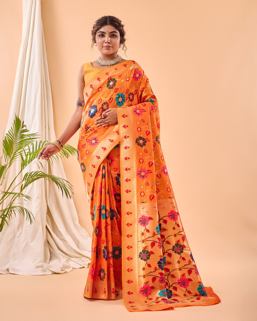 Pure Paithani Silk Saree