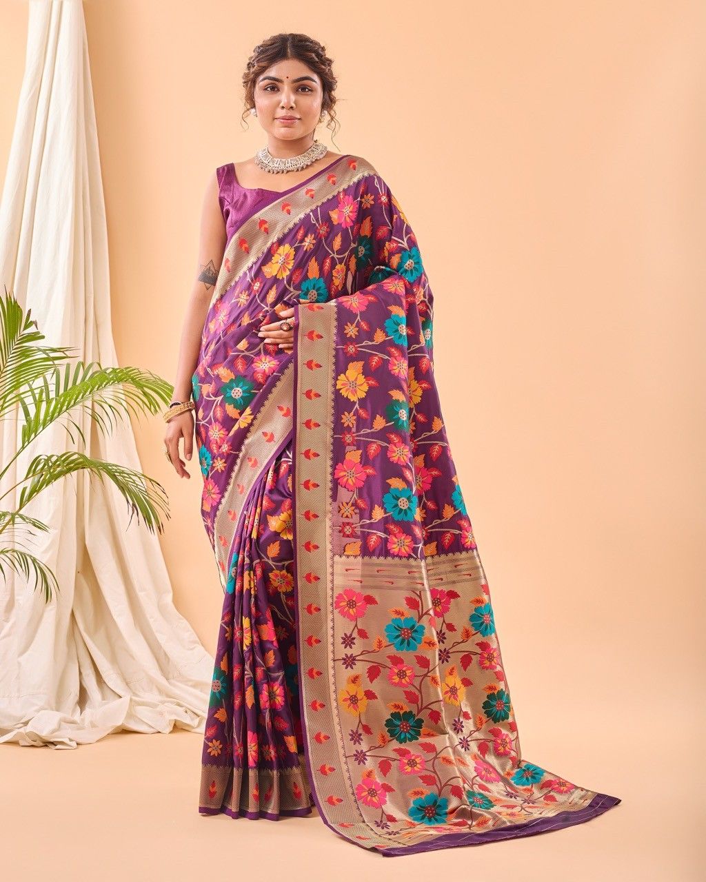 Pure Paithani Silk Saree