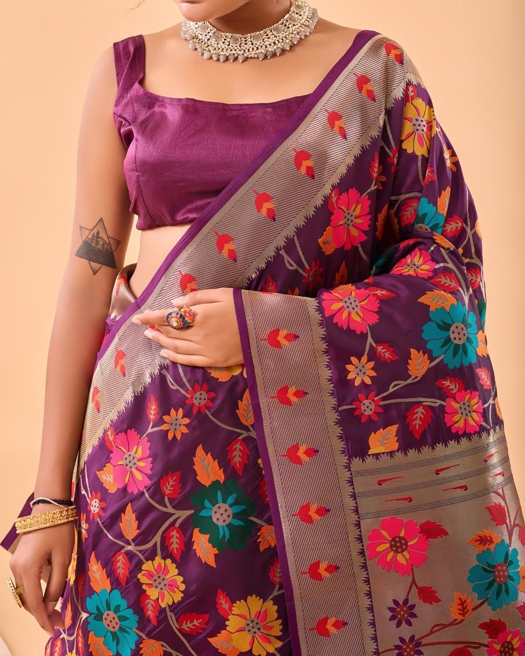 Pure Paithani Silk Saree
