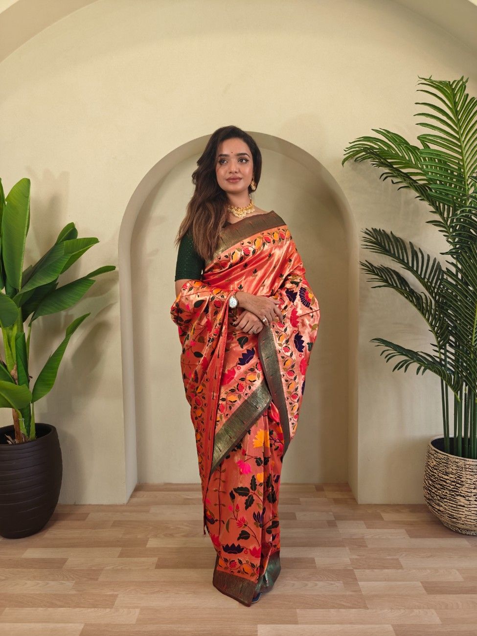 Designer Paithani Weaving sarees