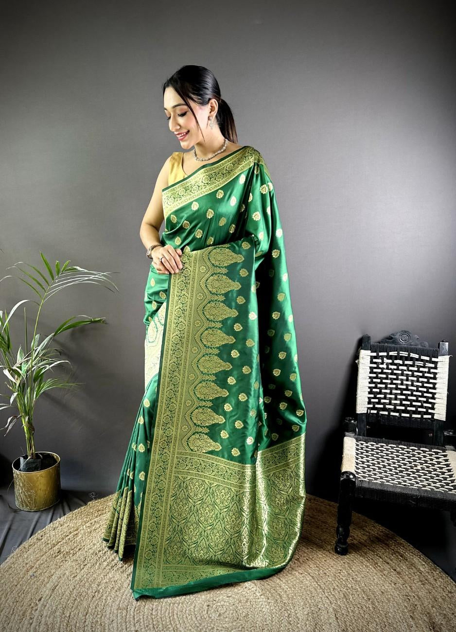 Banarasi Lichi Silk Saree