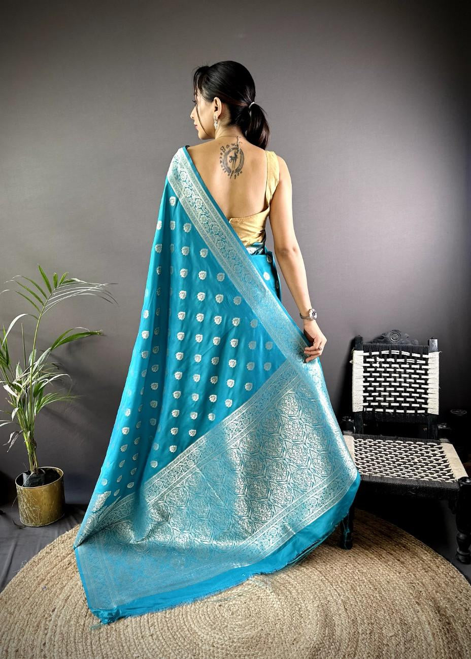 Banarasi Lichi Silk Saree