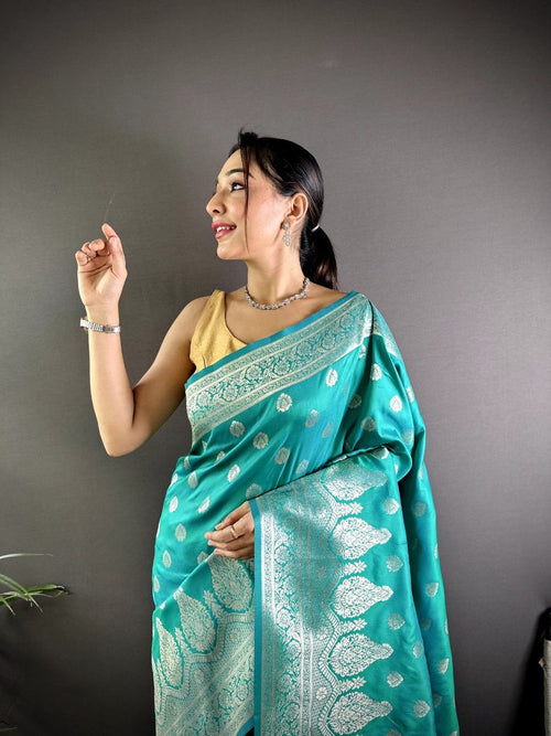 Banarasi Lichi Silk Saree