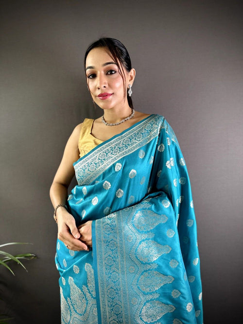 Banarasi Lichi Silk Saree