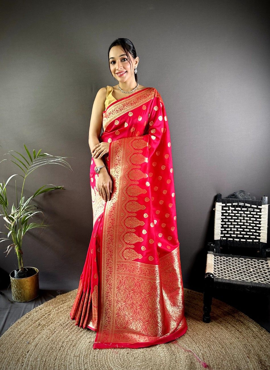 Banarasi Lichi Silk Saree