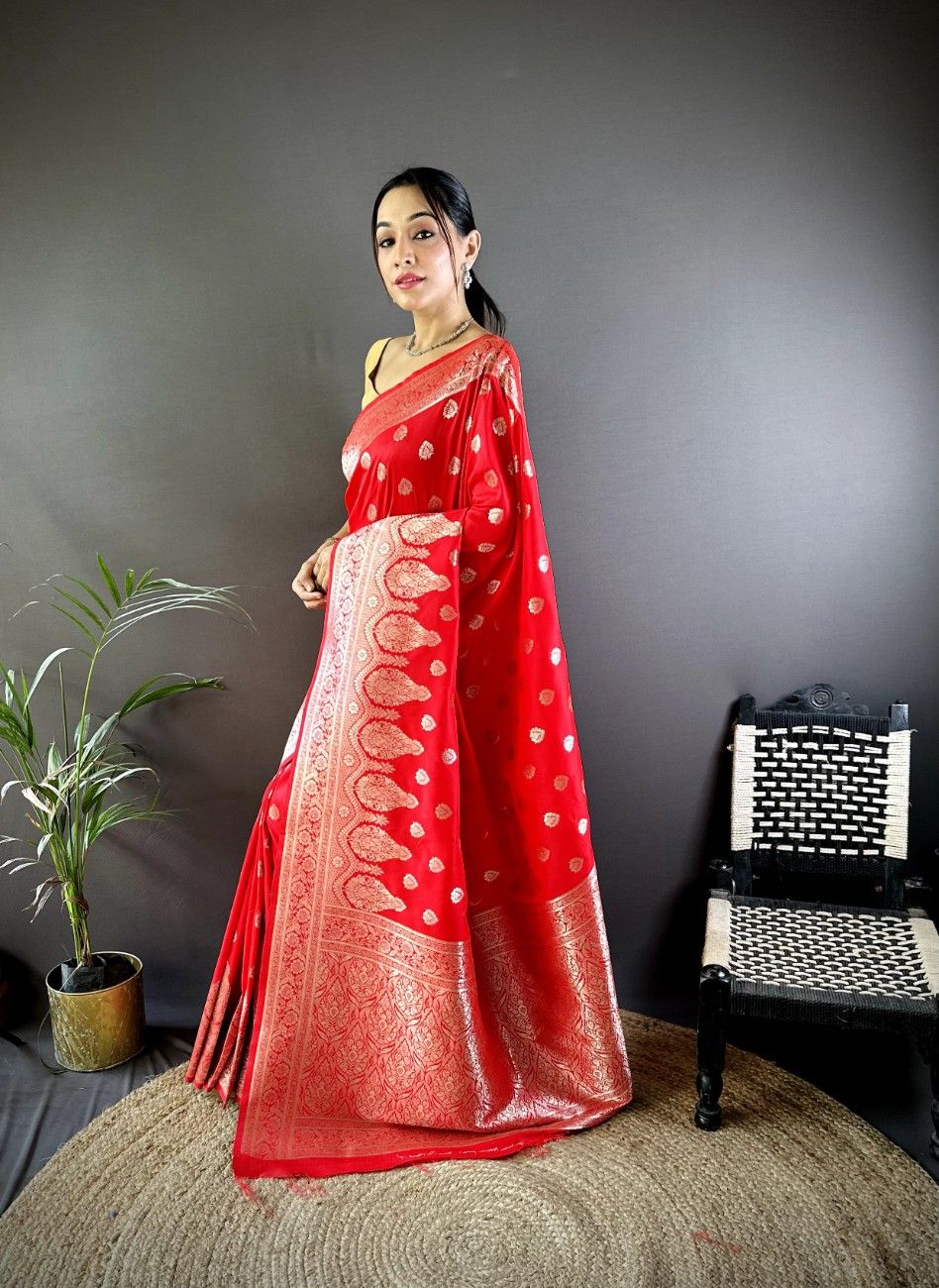 Banarasi Lichi Silk Saree