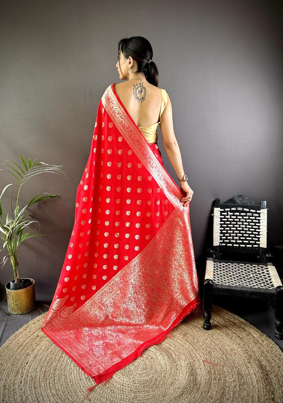 Banarasi Lichi Silk Saree