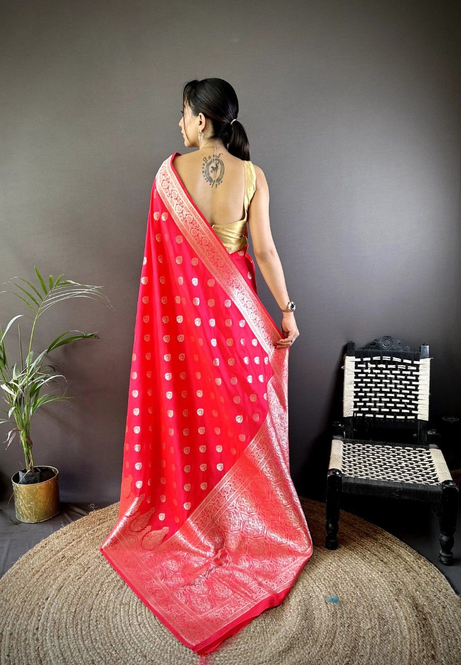 Banarasi Lichi Silk Saree