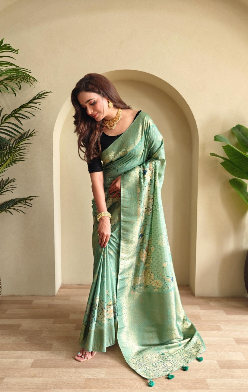 Viscose Georgette Charm with Digital Weave