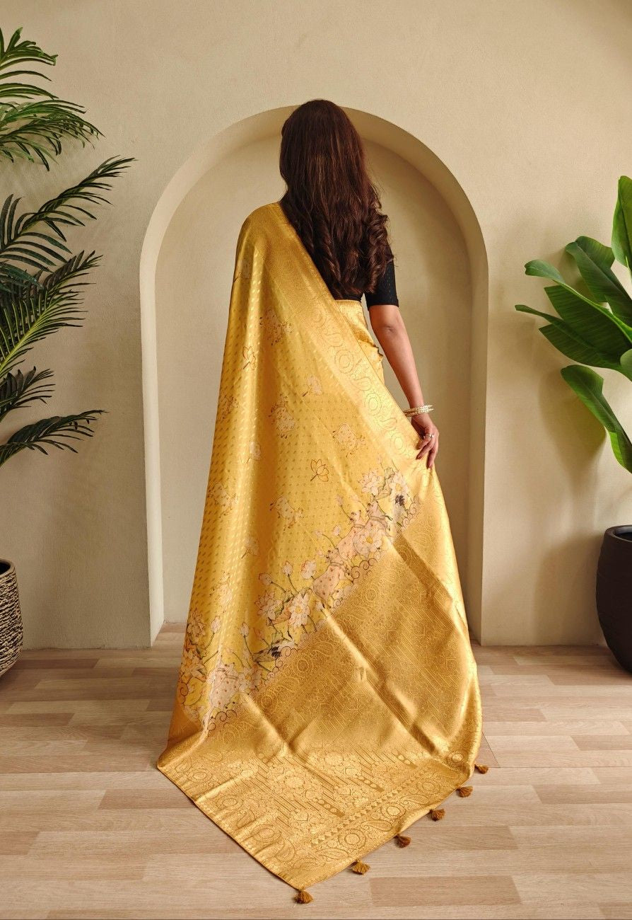 Viscose Georgette Charm with Digital Weave