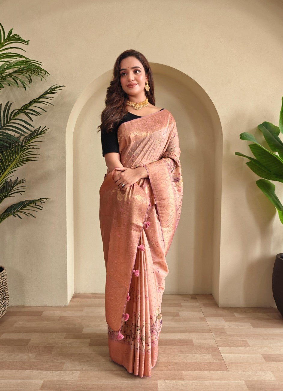 Viscose Georgette Charm with Digital Weave