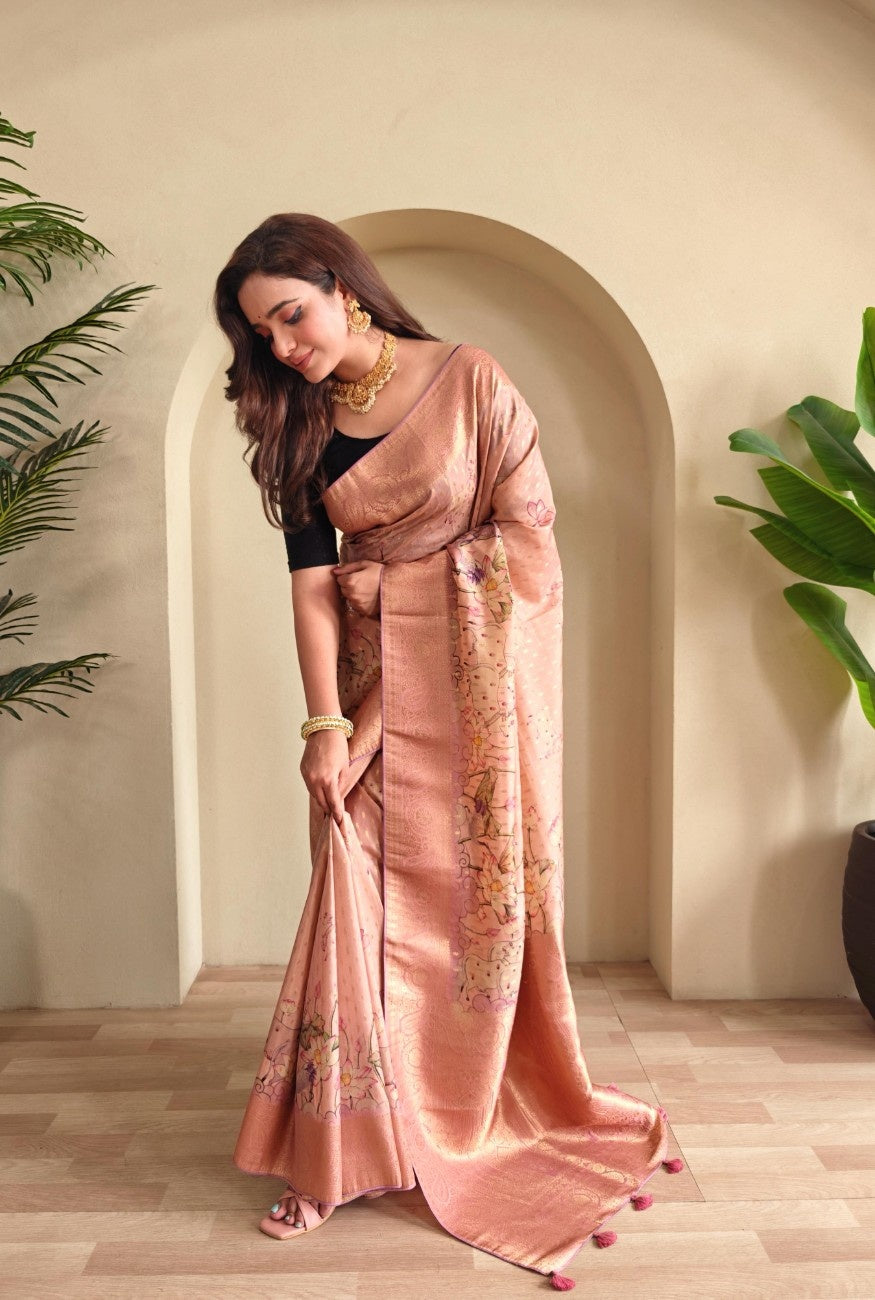 Viscose Georgette Charm with Digital Weave
