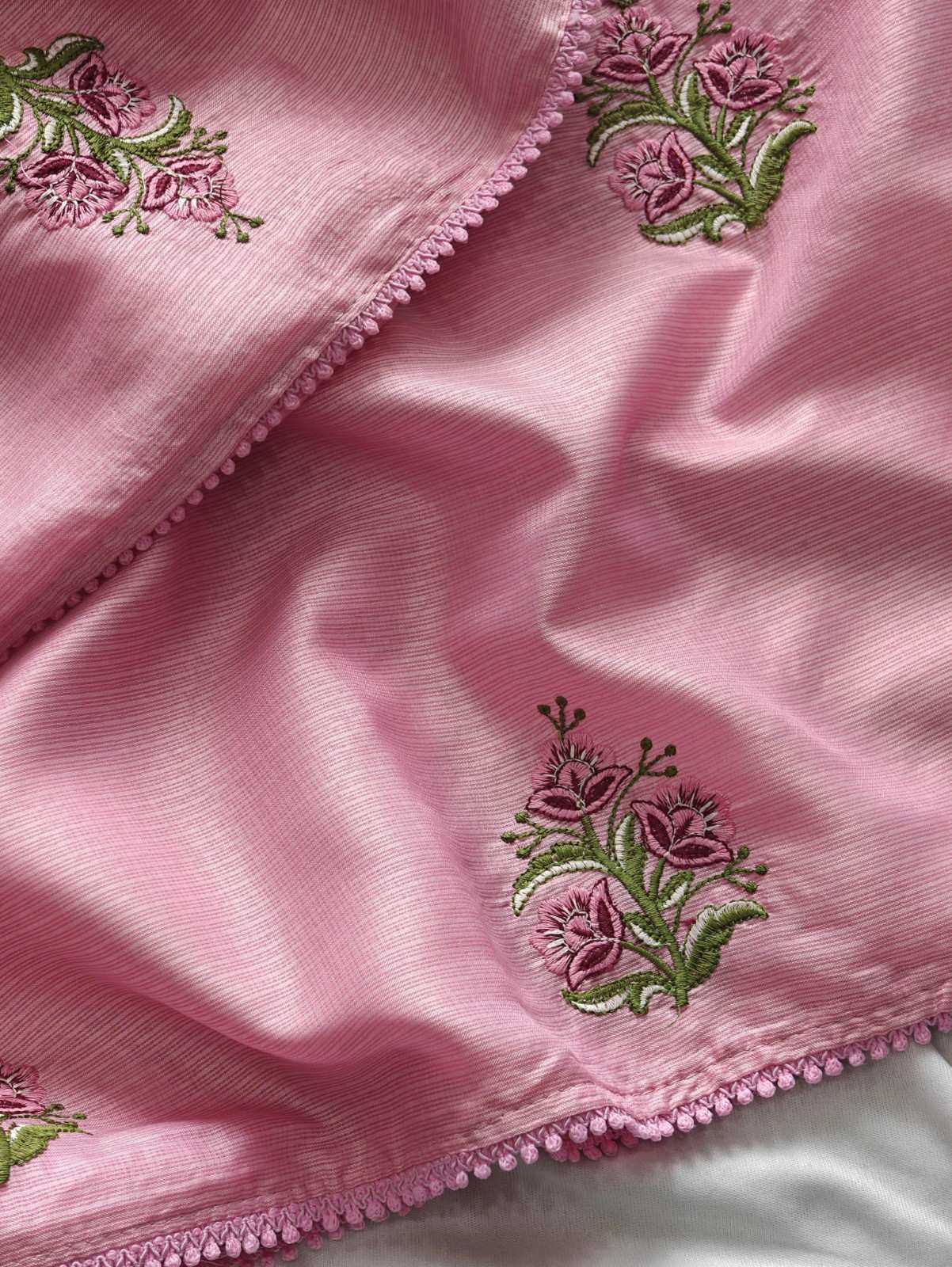 Premium Kota Doriya Saree with  self-weaving chex pattern