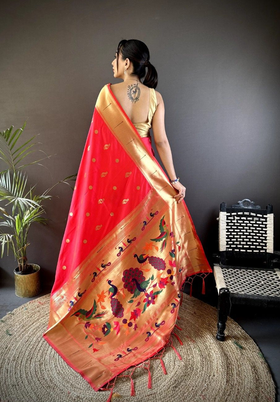 Premium Kanchipuram Pethani Silk saree