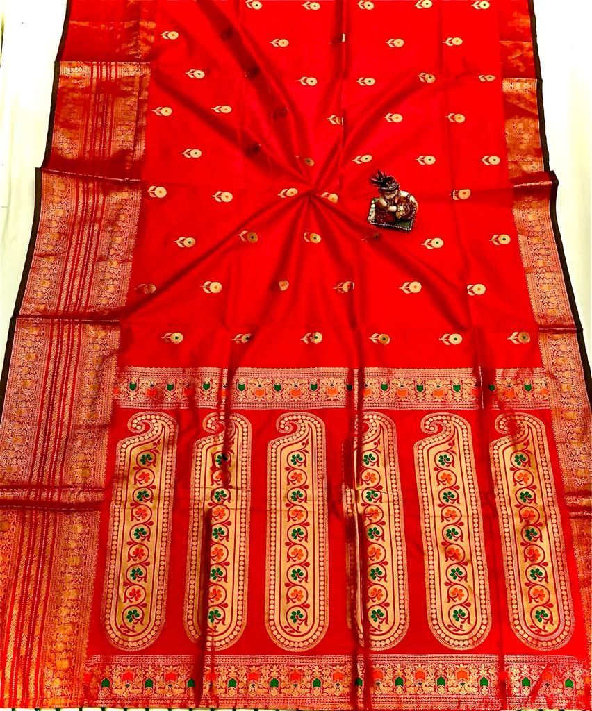 Kasturi Banarasi Lichi Silk