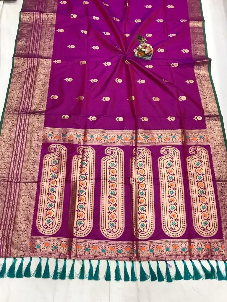 Kasturi Banarasi Lichi Silk