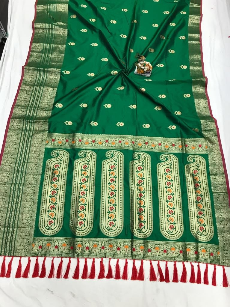 Kasturi Banarasi Lichi Silk