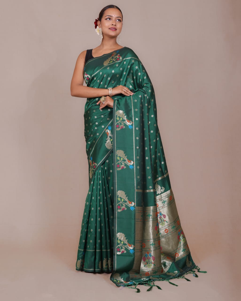 Premium Paithni Lichi Silk