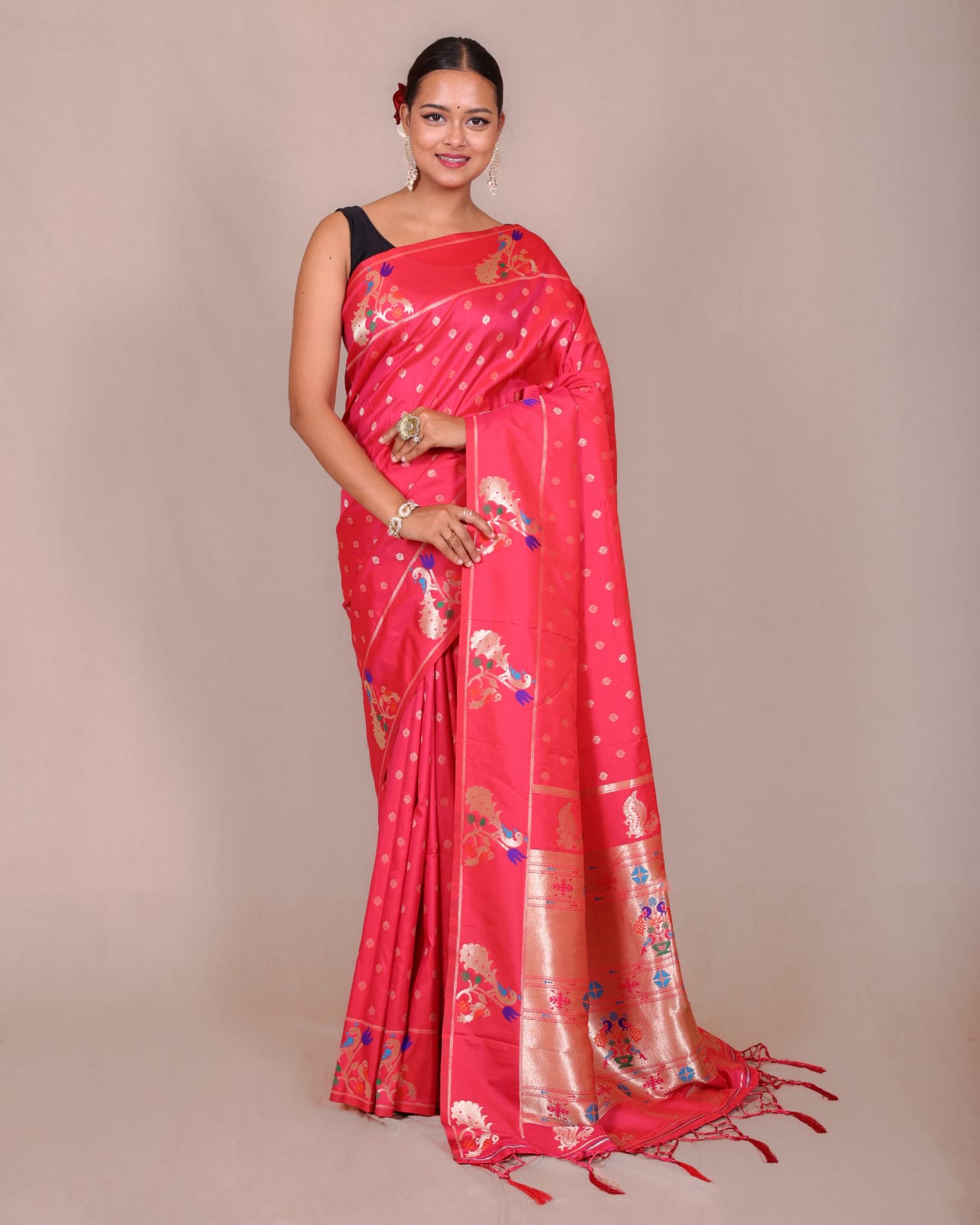Premium Paithni Lichi Silk
