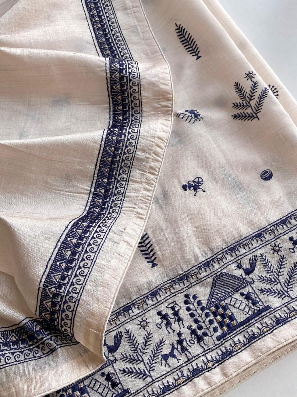 Pure Tussar Silk Saree