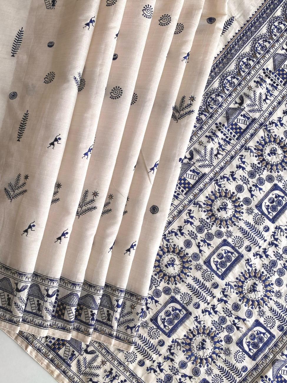 Pure Tussar Silk Saree