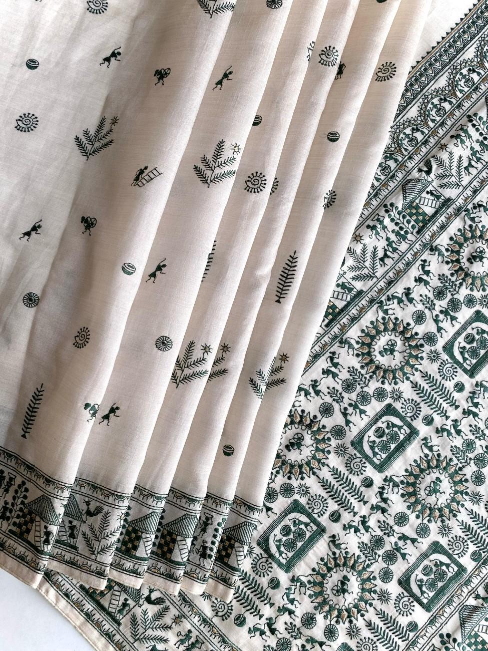 Pure Tussar Silk Saree