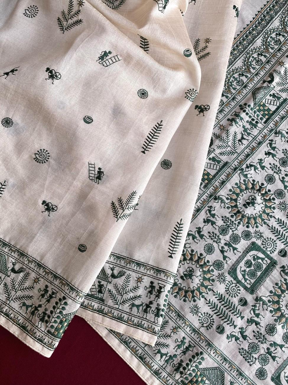 Pure Tussar Silk Saree
