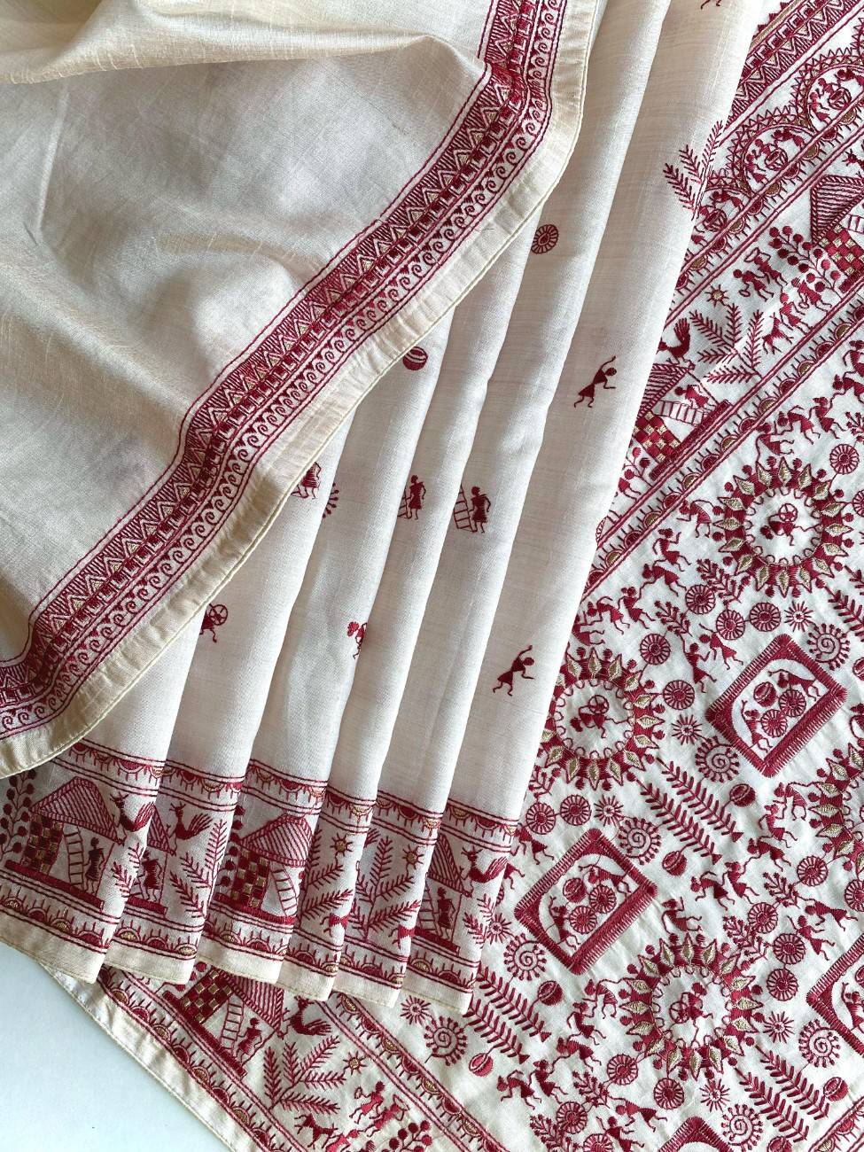 Pure Tussar Silk Saree