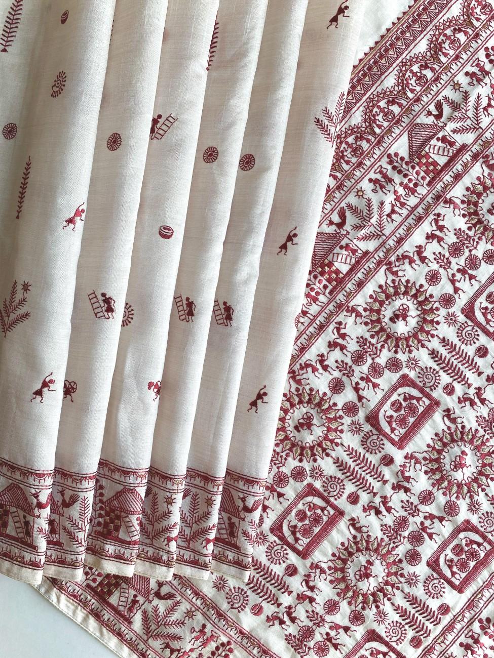 Pure Tussar Silk Saree