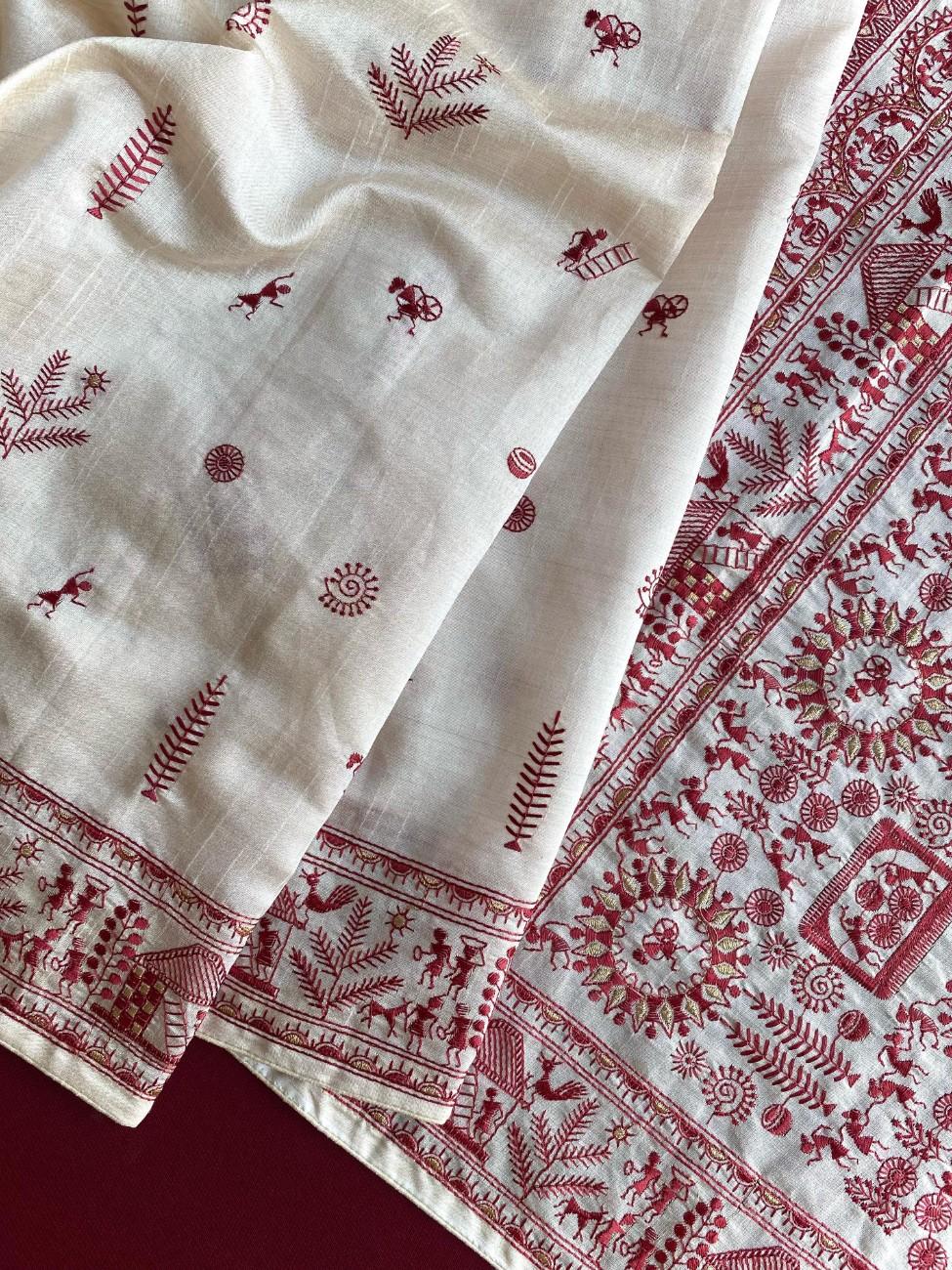 Pure Tussar Silk Saree