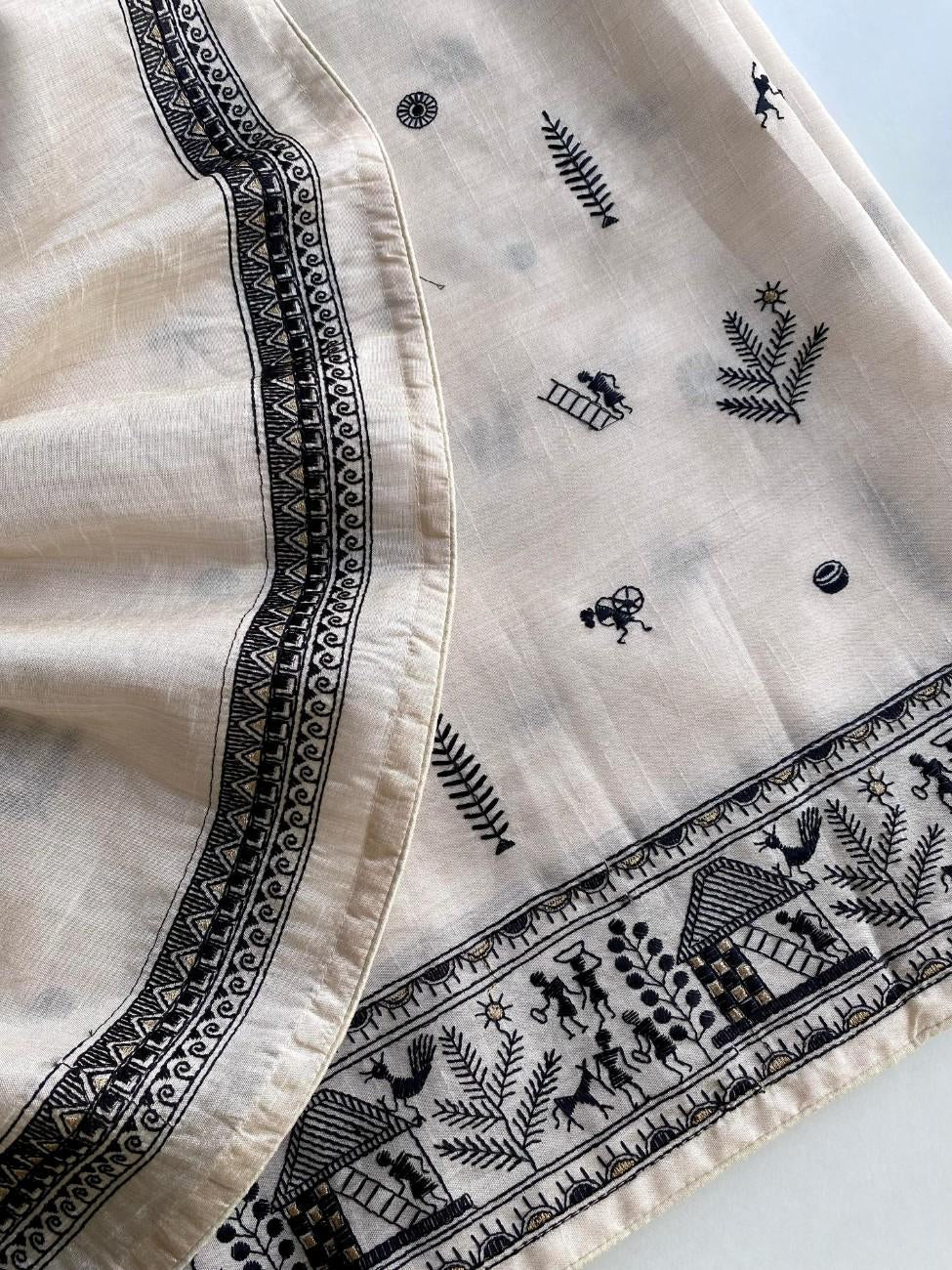 Pure Tussar Silk Saree