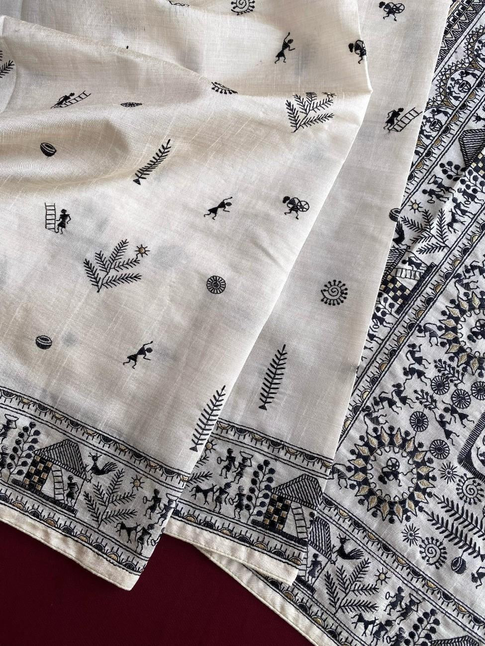 Pure Tussar Silk Saree