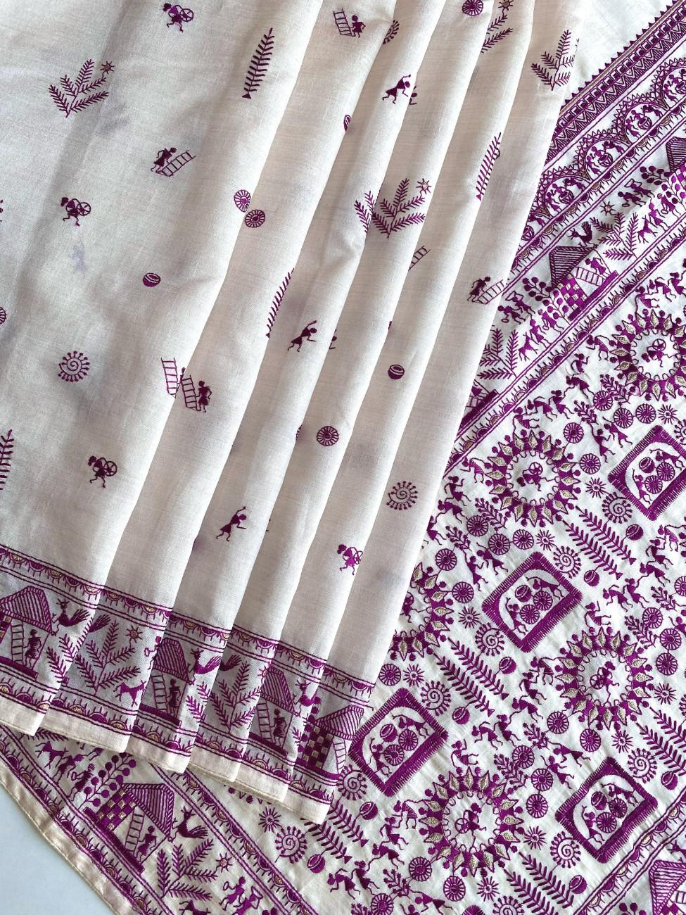 Pure Tussar Silk Saree