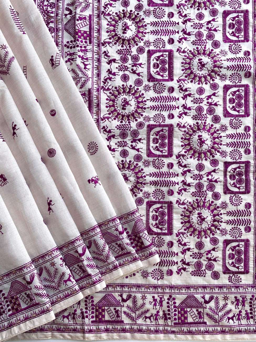 Pure Tussar Silk Saree