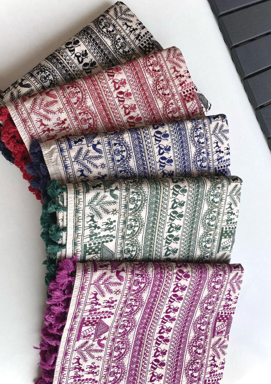 Pure Tussar Silk Saree