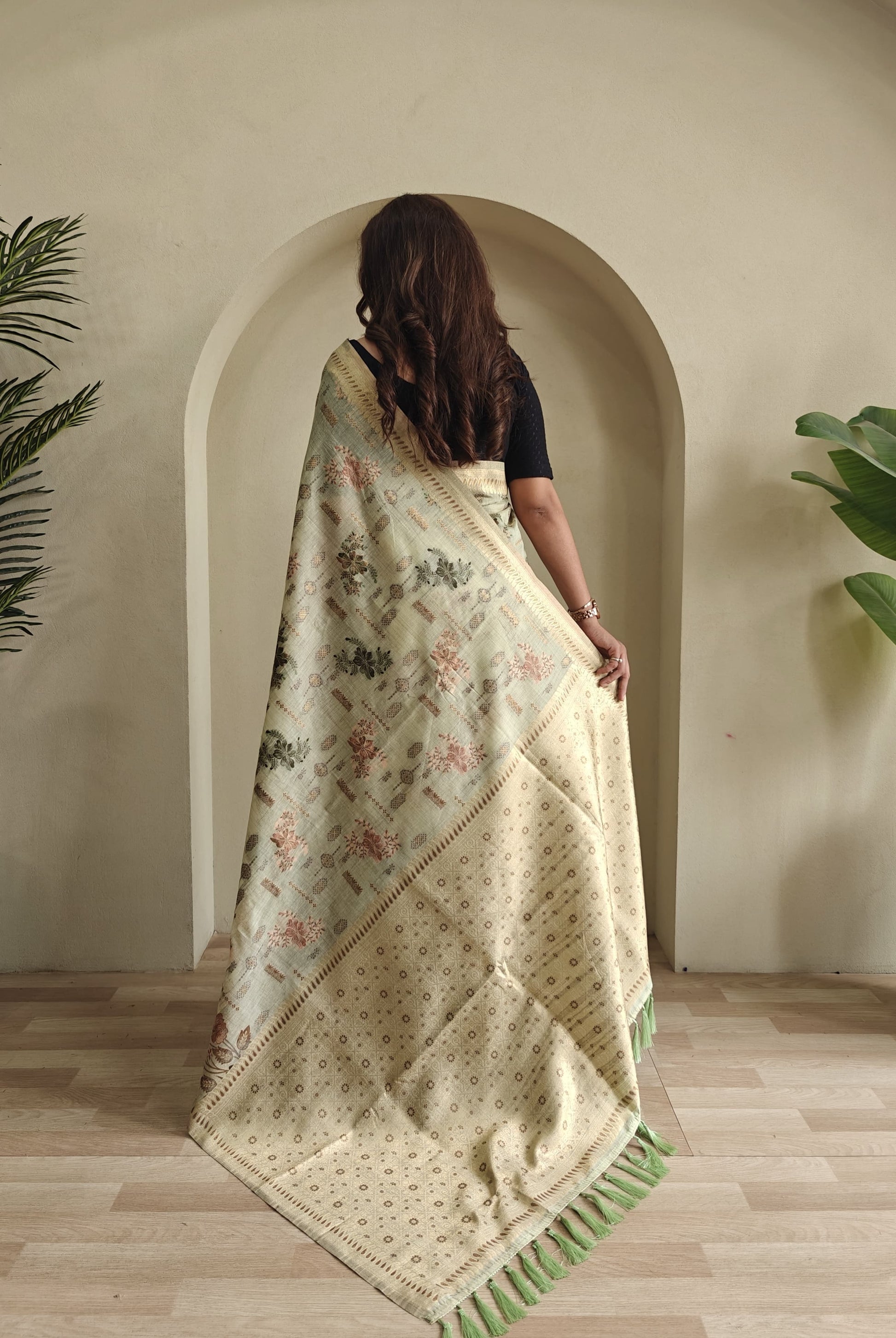 Premium Jamdani Muga Cotton Saree