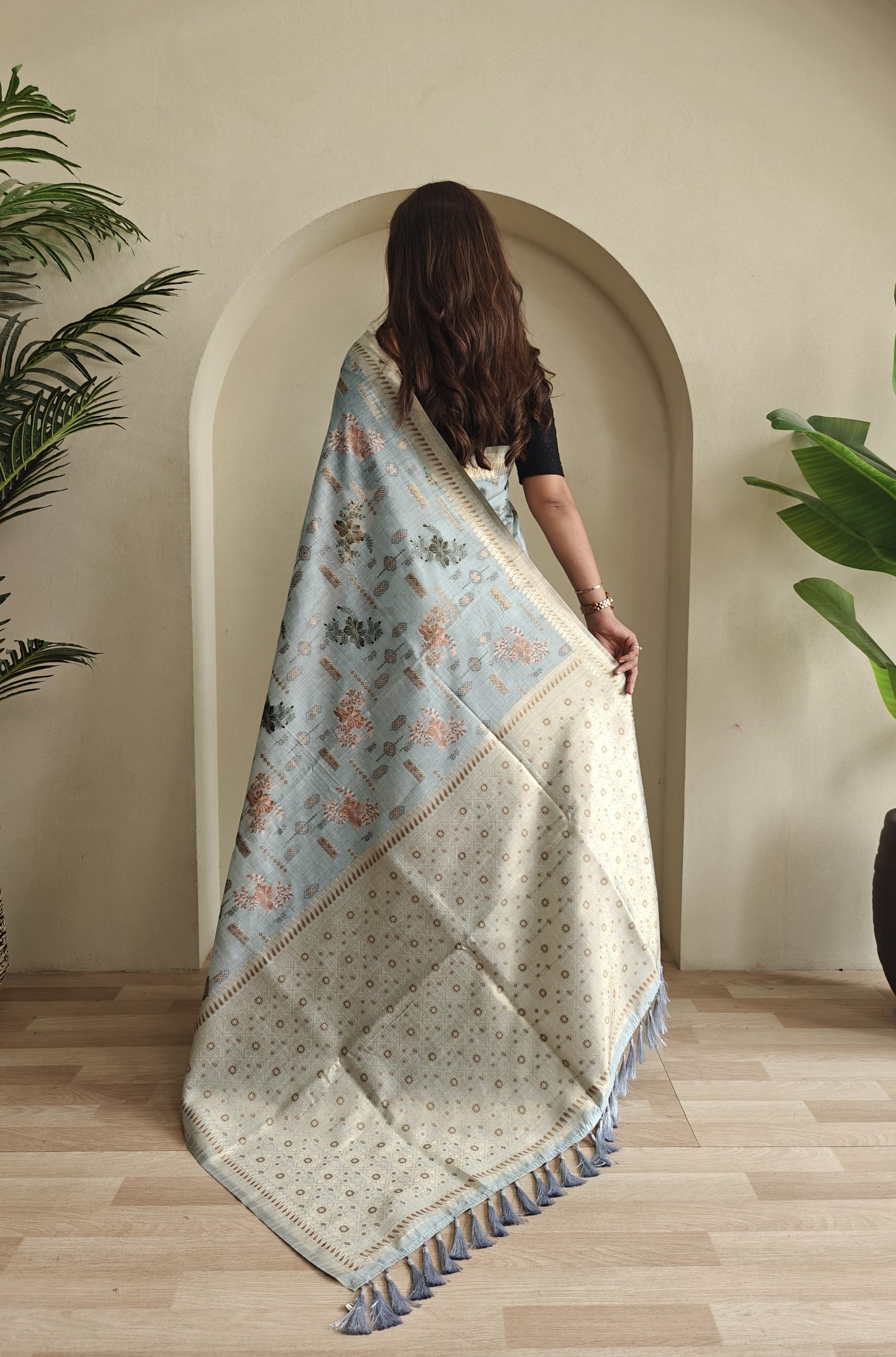 Premium Jamdani Muga Cotton Saree