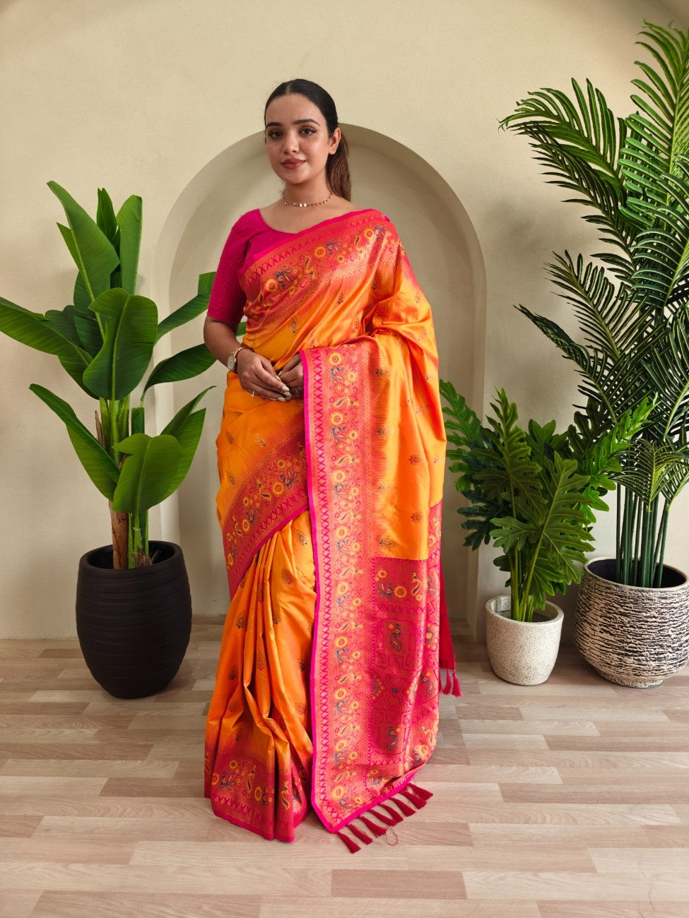 Pure Paithani Silk Saree