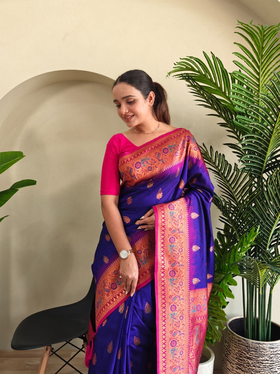 Pure Paithani Silk Saree