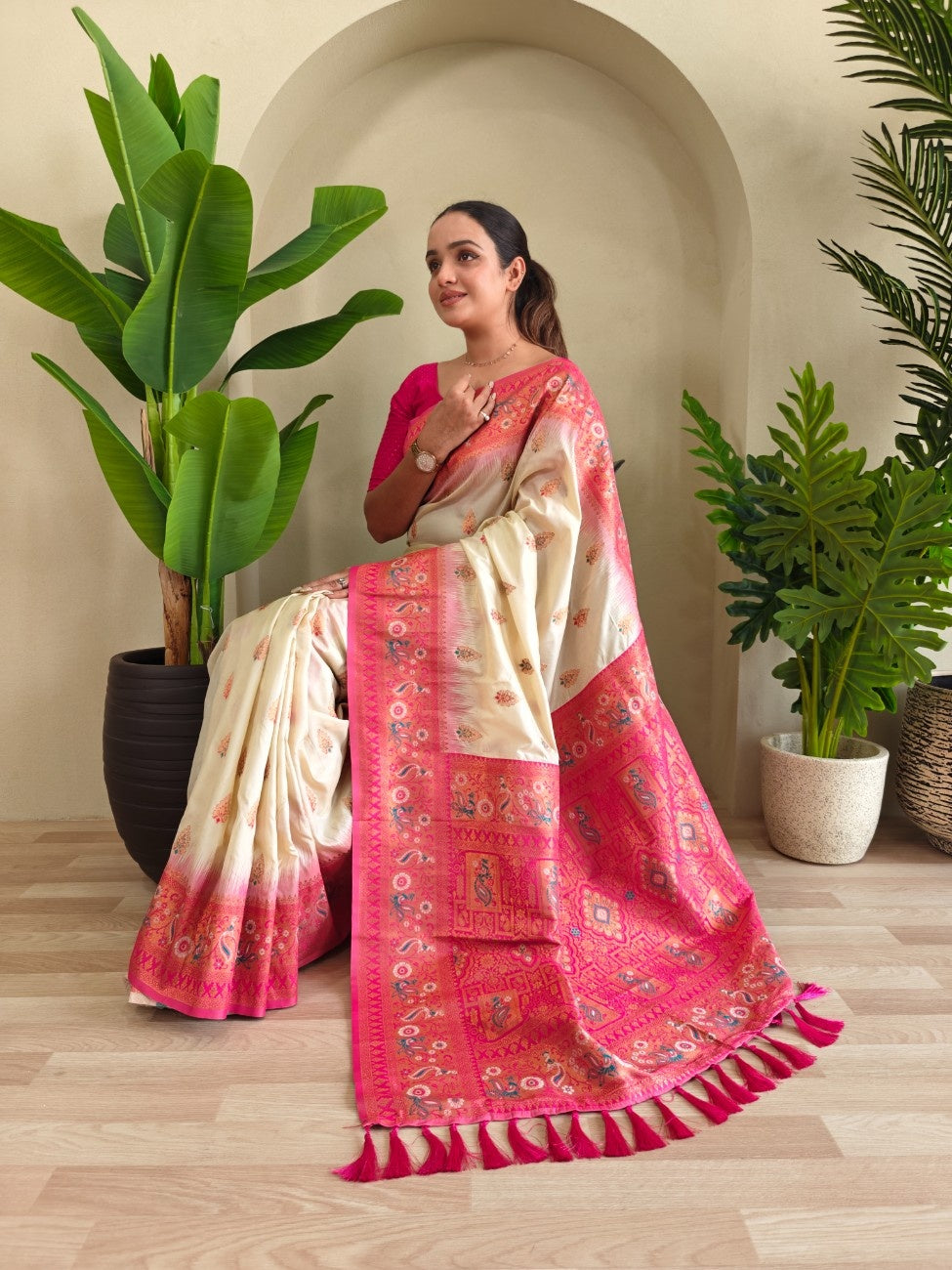 Pure Paithani Silk Saree
