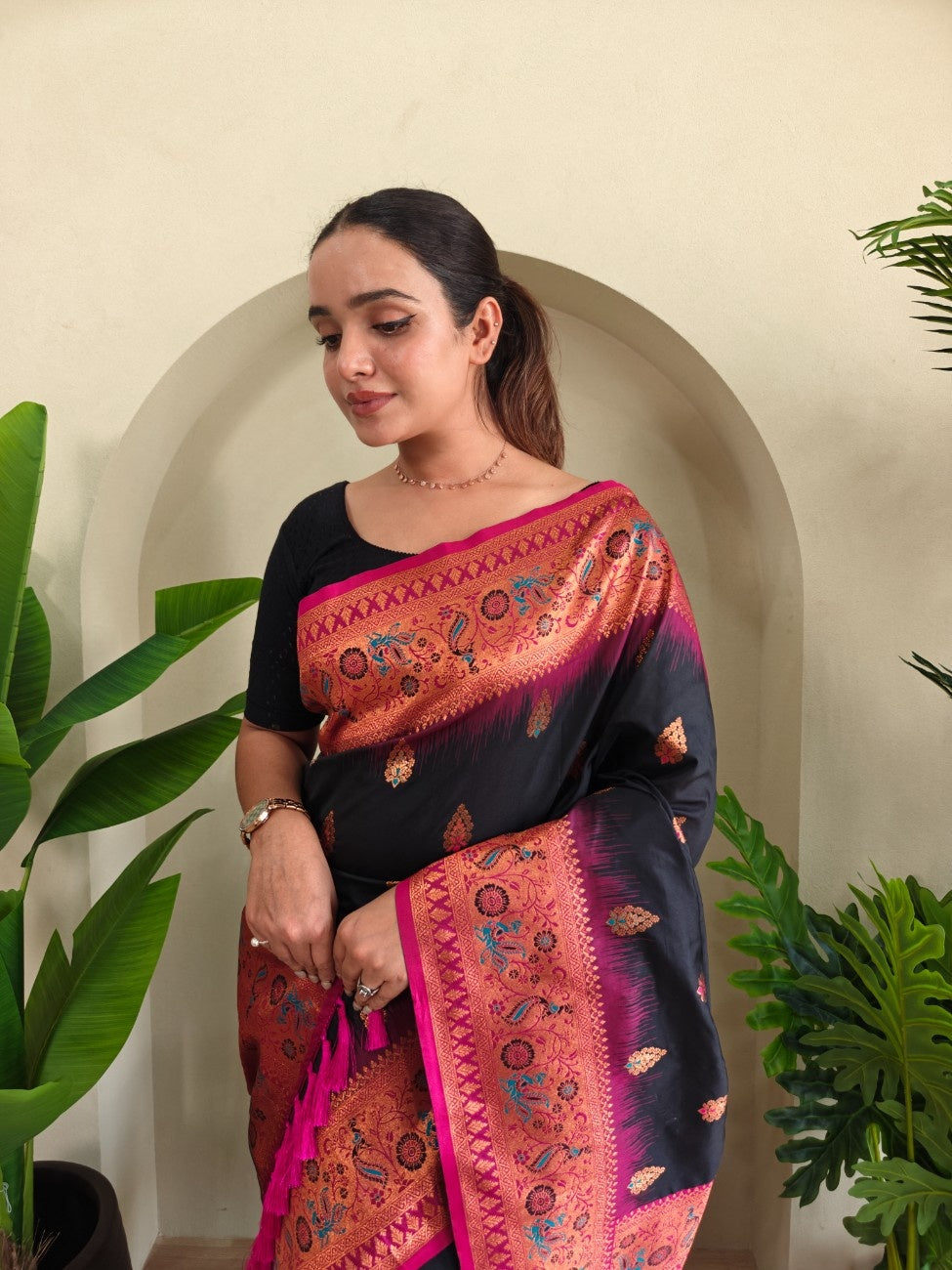 Pure Paithani Silk Saree