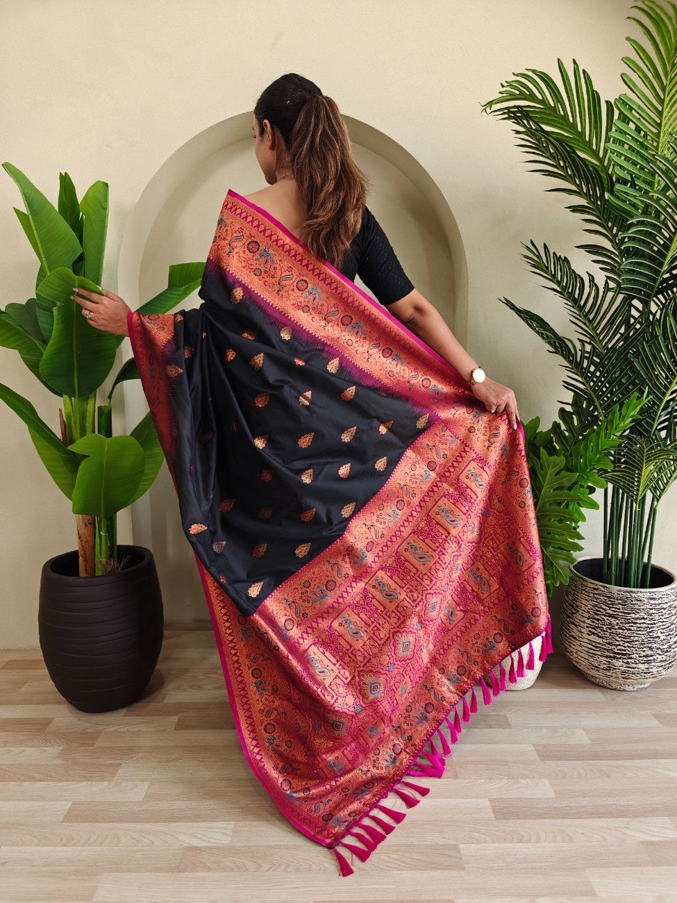 Pure Paithani Silk Saree