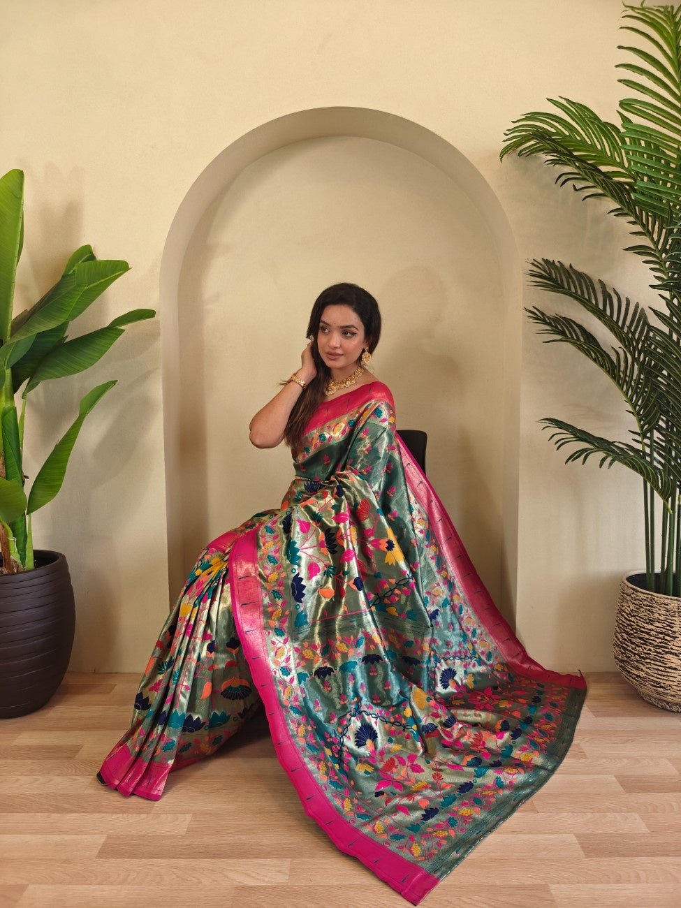 Paithani Weaving Saree