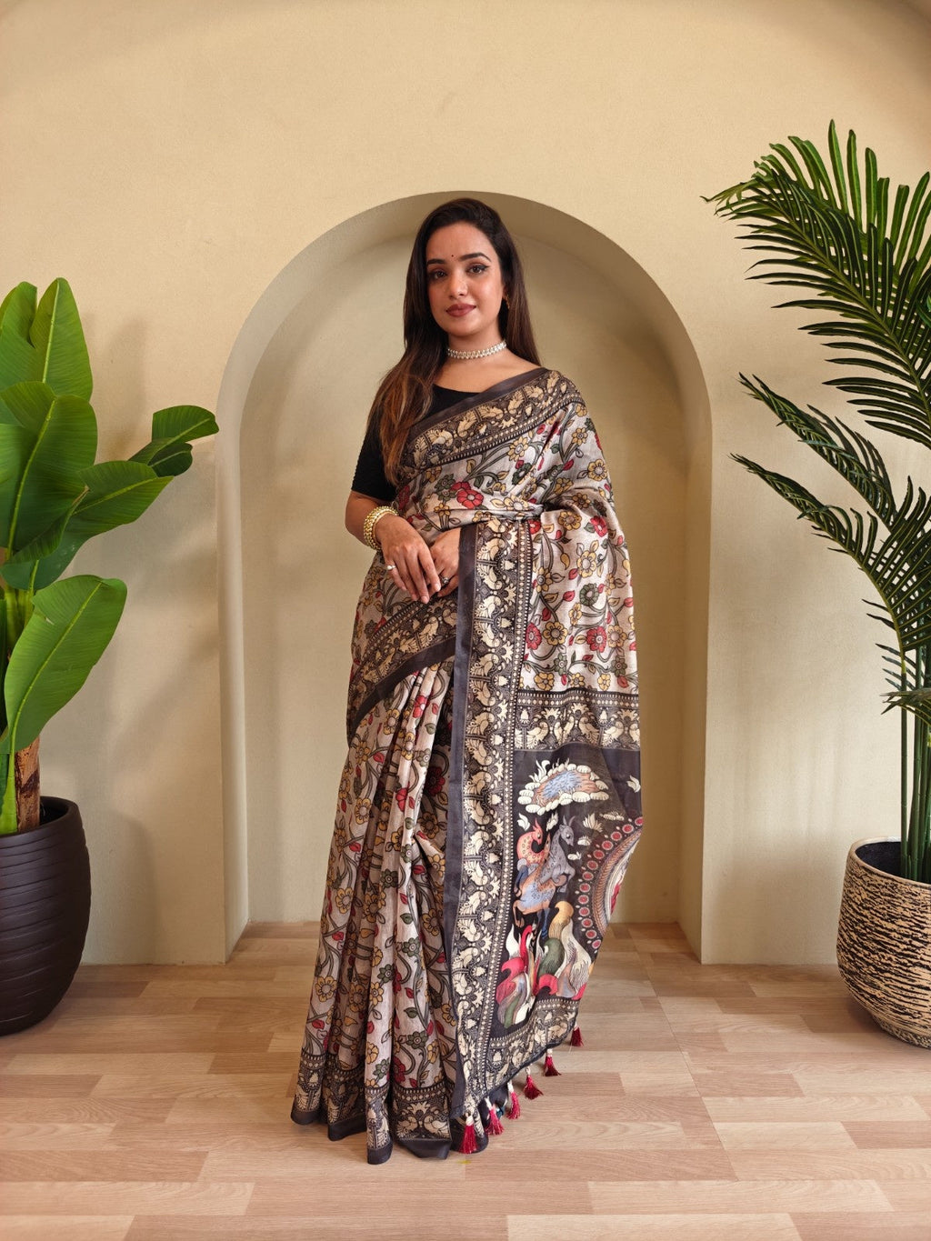 Cotton Chanderi Saree