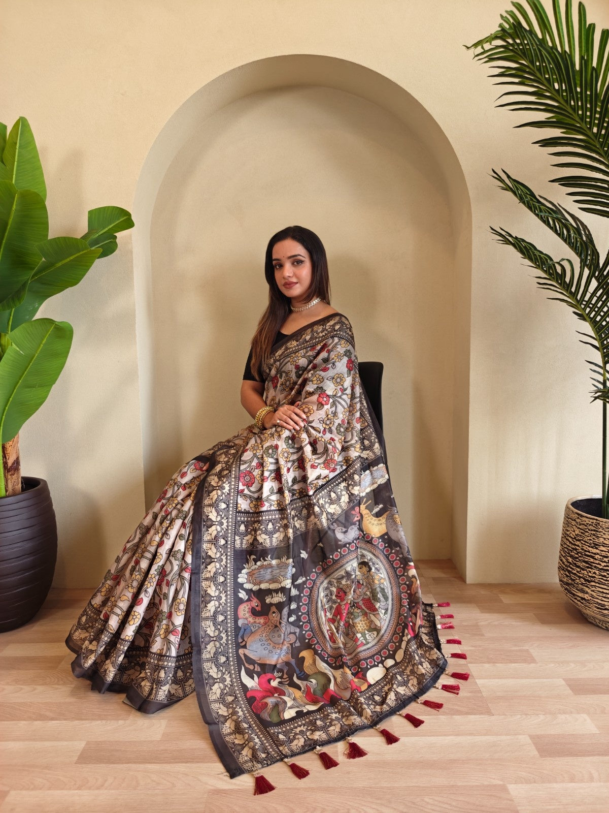 Cotton Chanderi Saree