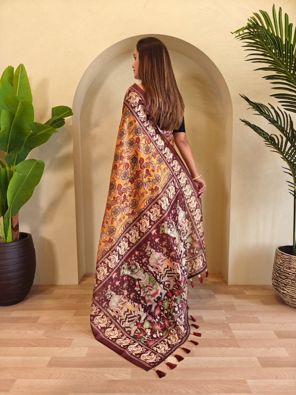 Cotton Chanderi Saree